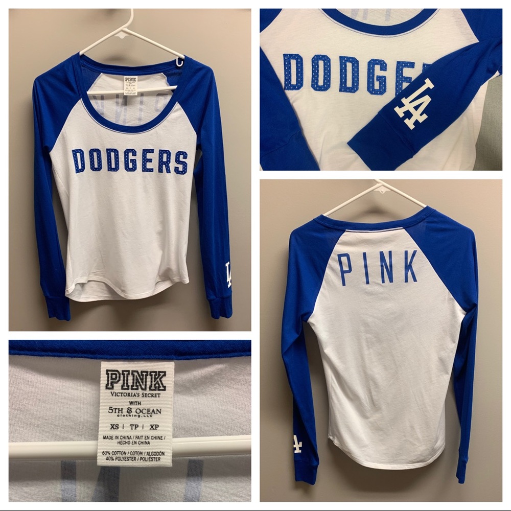Victoria’s Secret PINK dodgers long sleeve tee